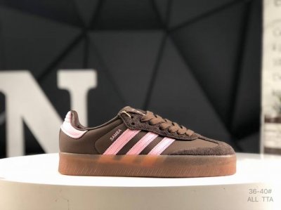 140 公司级带半码阿迪达斯三叶草Adidas Originals Sambae 桑巴舞系列绅士德训足球风百搭低帮休闲运动板鞋 货号:Ji2744 尺码:36
