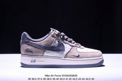 海外限量发售！公司级Nike Air Force 1 '07 Low “北面联名--米白蓝红”空军一号 低帮 运动鞋 休闲鞋 折边针车 工艺难度大 原楦头原纸板