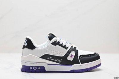 公司级全新lv路易威登louis Vuitton Trainer Sneaker Low休闲运动文化百搭板鞋 尺码:39-45 Id:Jfd129-Azj