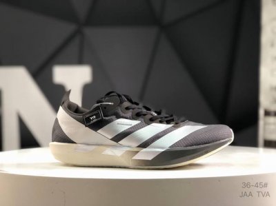阿迪达斯 Ad Adizero Adios Y-3 Adios 9 M 轻盈跑鞋 耐磨减震专业跑步鞋 冲向目标，一路向前，不断挑战和突破自我 无论是平时训练还是