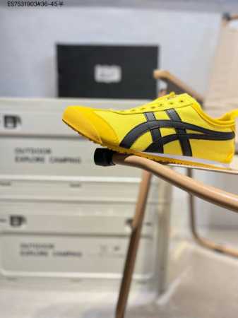 Onitsuka Tiger鬼冢虎 Mexico 66 Slip-On 一脚蹬低帮夏季透气运动休闲鞋 货号:1183B772-101 Es 31903#36-4 - 点击图像关闭