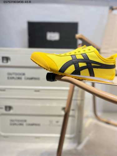 Onitsuka Tiger鬼冢虎 Mexico 66 Slip-On 一脚蹬低帮夏季透气运动休闲鞋 货号:1183B772-101 Es 31903#36-4