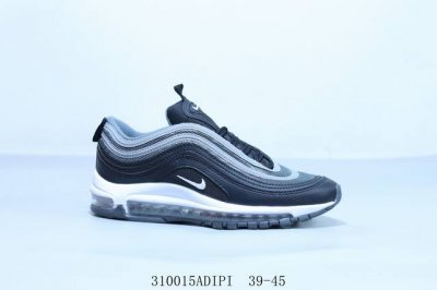 耐克 Nike Air Max 97 Og Qs 子弹系列新配色 复古全掌气垫运动跑步鞋 310015Adipi 39-45