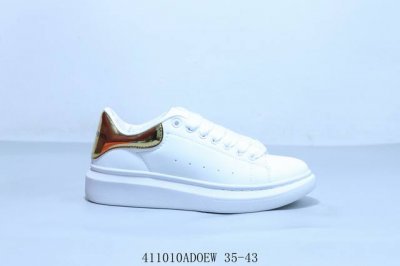麦昆Alexander Mcqueen 亚历山大麦昆 松糕鞋厚增底高小白鞋 411010Adoew 35-43