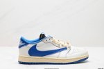 300 公司级Aj1倒勾Travis Scott X Air Jordan 1 ” Reverse Mocha “ Aj1乔1 Ts 闪电 联名倒钩 低帮文化篮