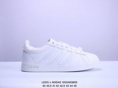 Lego X Adidas Neogrand Court 乐高联名 乐高联名系列 三叶草.男女鞋校园潮流风 情侣休闲板鞋 货号：Gw7172 尺码：40 40.