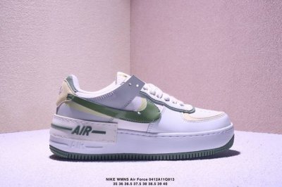 真标耐克Nike Wmns Air Force 1 Shadow全新少女系解构主义设计 马卡龙空军一号轻量增高低帮百搭板鞋 为经典设计注入玩味元素 分层结构、加
