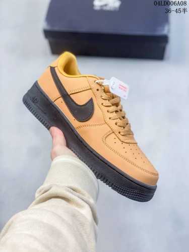 福利特价带半码 耐克nike Air Force 1 Low 空军一号低帮休闲板鞋 打造纯正空军版型#专注外贸渠道 全掌内置蜂窝气垫 #原盒配件 原厂中底钢印、