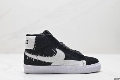 真标nike Blazer Mid‘77 Suede 经典百搭高帮开拓者休闲运动板鞋 货号:Ct0715-101 尺码:36 36.5 37.5 38 38.5
