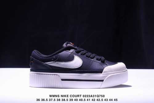 Wmns Nike Court Legacy Lift Wuaterrneksteam Orange秋冬 增高复古松糕鞋板鞋 货号：Fd0355 133 Siz