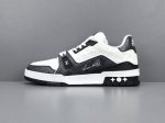渠道优势 ！ 广州版 驴牌 Lv Trainer 情侣限定系列 休闲 低帮 时尚板鞋 尺码 35 36 37 38 39 40 41 42 43 44 45 男