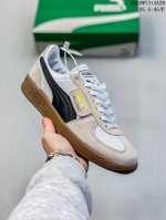80真标带半码 ive同款Puma彪马男女多巴胺色休闲板鞋德训鞋T头鞋Palermo 396464 尺码：36-45半 编码：03Wy314A28