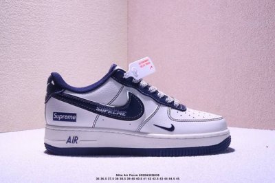 300 海外限量发售！公司级Nike Air Force 1 '07 Low “Nike联名——米灰多小勾”空军一号 低帮 运动鞋 休闲鞋 折边针车 工艺难度大