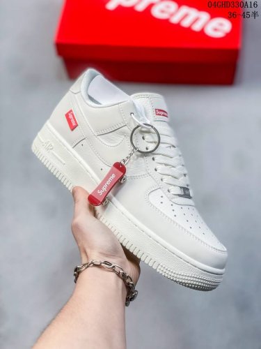 公司级带半码 耐克nike Air Force 1 Low 空军一号低帮休闲板鞋 打造纯正空军版型#专注外贸渠道 全掌内置蜂窝气垫 #原盒配件 原厂中底钢印、拉