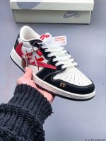 330 公司级头层！耐克Nike Air Jordan 1 Low Aj1乔1 倒勾低帮潮流缓运动休闲板鞋。Aj1 低帮拼接 完美版型真头层牛皮# 内置缓震气垫