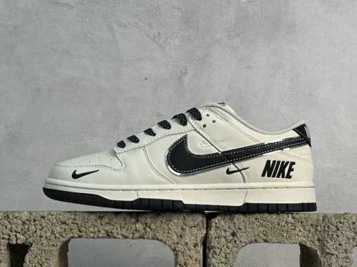 放店私 Nk Sb Dunk Low Supreme联 名-米白3D藏蓝勾 周年高端定制 低帮休闲板鞋 ＃定制鞋盒 大厂出货 超高清洁度 皮料切割干净无任何毛边