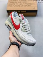 公司级 耐克Nike Air Max Terrasca 90 复古休闲厚底增高气垫缓震男女跑步鞋 革新外底设计，打造出众造型；半透明 Nike Grind 橡胶