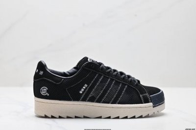 真标Clot X Superstar 陈冠希联名经典运动板鞋 Adidas 阿迪达斯三叶草板鞋 货号:Ie8879 尺码:35.5 36 36.5 37 38