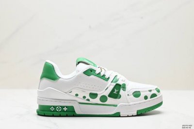 公司级全新lv路易威登louis Vuitton Trainer Sneaker Low休闲运动文化百搭板鞋 尺码:40-45 Id:Jfd170-Hdz