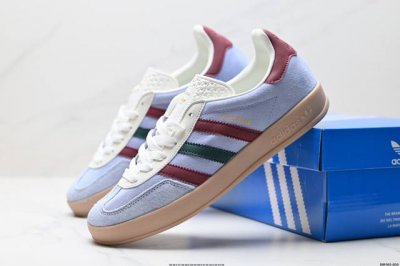 200 真标Adidas Originals Gazelle Indoor 三叶草休闲防滑耐磨低帮板鞋 鞋头出色设计 塑就出众贴合感 稳固的后跟贴合足部曲线设计