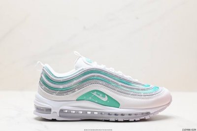 公司级耐克 Nike Air Max 97 小勾子弹复古全掌气垫休闲运动鞋，正确子弹头鞋型 鞋身swoosh视觉呈现效果。 以创新搭载可视全掌max Air和演