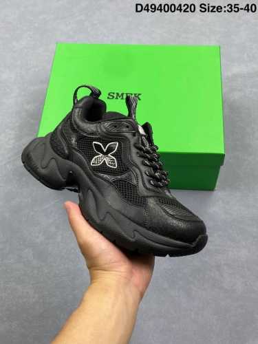 Smfk Official 未来波纹黑色厚底运动鞋 女士 Future Ripple Thick-Soled Sneaker Future Ripple Hig
