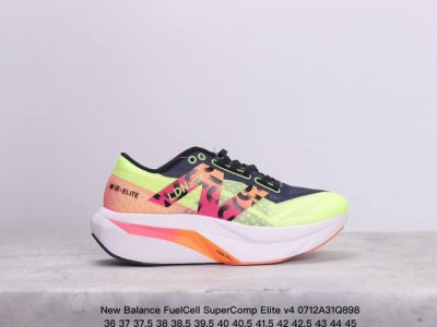 公司级new Balance Fuelcell Supercomp Elite V4 运动舒适耐磨 低帮休闲跑步鞋 男款 新款的elite V4，在鞋面和鞋底都