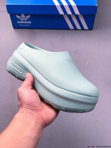 Adidas阿迪达斯三叶草Adifom Stan Mule厚底凉鞋厨师鞋穆勒鞋 0422522X14