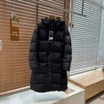 渠道优势，！ 外贸保真版 大鹅 ｜加拿大鹅 黑标长款 派克大衣羽绒服 ： 产品配色：黑色、白色