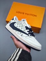 320支持放店 Travis Scott X Fragment Design X Air Jordan 1 Low Og Sp Aj1 乔1 Lv联名米深蓝暴力