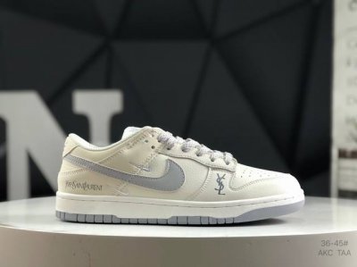 真标带半码 耐克 Nike Sb Dunk Low 圣罗兰三钩联名 性价比天花板 尝鲜先行版 原装头层材料 独家版型蒸餾加工 帶來的是更好的视觉和脚感体验 大厂