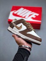 Nike Sb Dunk Low Brown Plaid 白棕拼接 独家版型蒸餾加工帶來的是更好的视觉和脚感体验 清洁度 电绣工艺 皮料切割干净无任何毛边 细节