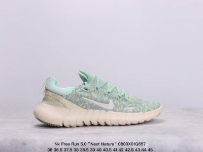 nk Free Run 5.0 ”Next Nature“ 环保主题 赤足低帮休闲跑步鞋 Cz 4-003 #鞋款由至少20%重量的可回收材料制成，旨在从跑步到