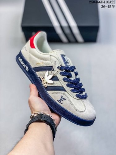 公司级Adidas Originals Gazelle Indoor Indoor Lv T头鞋 防滑耐磨轻便 低帮 板鞋 男女同款 白绿 以柔软的皮革鞋面搭配