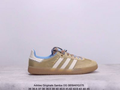 公司级阿迪达斯三叶草adidas Originals Samba Og桑巴舞系列绅士德训足球风百搭低帮休闲运动板鞋 货号:Ih3261 尺码:36 36.5 3