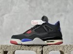 Air Jordan 4 Retro Lase Aj4 乔4黑灰蓝配色 Fv5029-003 #采用经典的黑色、蓝色和中性灰色为配色方案，以白色皮革鞋面，鞋头采