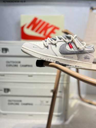 350 Nike Sb Dunk Low“斯图西联名” 周年高端定制 低帮休闲板鞋 定制鞋盒 大厂纯原品质出货 超高清洁度 皮料切割干净无任何毛边 细节完美Yx