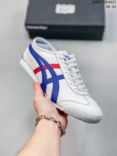 鬼冢虎系列 小红书爆款色 上图必卖款全新批次 Asics Tiger Mexico 66 天猫专供 亚瑟士 原装头层鬼冢虎阿斯克斯帆布经典休闲跑鞋。原盒原标半码
