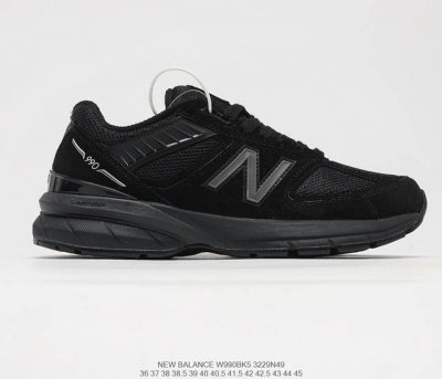 新百伦 New Balance M990V5代系列 美产血统复古运动跑步鞋“自1982年问世的元祖级“老爹鞋”990系列 货号：M990Gl5 M990Bk5