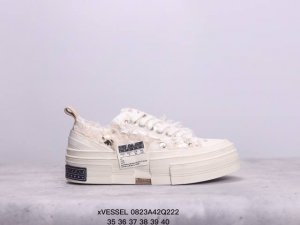 xvessel 天鹅之梦长毛绒亮片变色低帮帆布鞋男女同款 xm0823Q222