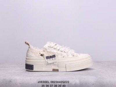 xvessel 天鹅之梦长毛绒亮片变色低帮帆布鞋男女同款 xm0823Q222
