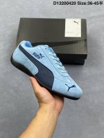 puma Speedca Og 彪马极速赛车系列低帮德训风拼接复古百搭休闲运动赛车鞋 鞋款从80、90年代赛车手所穿的防火赛车鞋为原型，鞋身线条模仿了赛车的流线