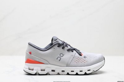 公司级昂跑On Running Cloud X 4克劳德X系列低帮轻量舒适多功能休闲运动鞋 采用工程飞织网布组合再生聚酯纤维鞋面材质搭载独家隐藏速度中板 镂空C