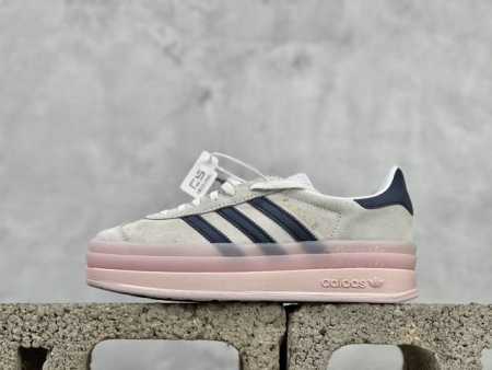 Cs版 Adidas Originals Gazelle Bold W 三叶草厚底休闲防滑耐磨低帮板鞋 鞋头出色设计 塑就出众贴合感稳固的后跟贴合足部曲线设计软 - 点击图像关闭