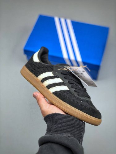230支持放店 Adidas Samba Og Jq5141 阿迪三叶草休闲板鞋 #原厂原数据版型 原厂皮料切割干净无任何毛边 鞋型细节完美 超高清洁度尺码：3