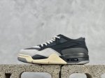 Air Jordan 4 Remastered Aj4 乔4黑灰 Fq7938-002 #鞋款由纺织网布、皮革和翻毛皮混合而成，散发出时尚、高级的外观，同时保持
