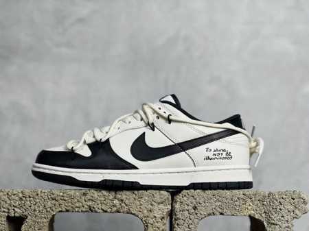 A版 放店私 Nike Sb Dunk Low米白黑 解构抽绳鞋带 纯原大厂出品 极力推荐 原装头层材料 独家版型蒸餾加工 帶來的是更好的视觉和脚感体验 大厂纯 - 点击图像关闭
