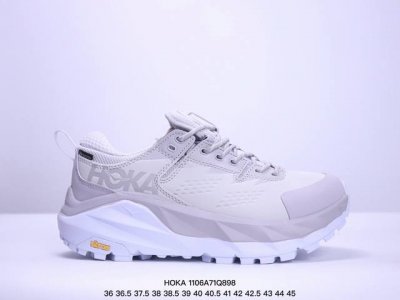 公司级HOKA ONE ONE Kaha Low GTX卡哈低帮防水防滑轻便登山徒步鞋 牛巴革与橡胶鞋头打造高度耐磨的支撑型鞋面GORE-TEX防水内靴、Vib
