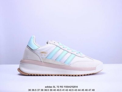 Adidas Originals Sl 72 Rs 阿迪休闲防滑耐磨低帮板鞋 经典低帮设计和橡胶外底，采用舒爽尼龙鞋面，绒面革饰面和皮革细节 搭载着 Ecote