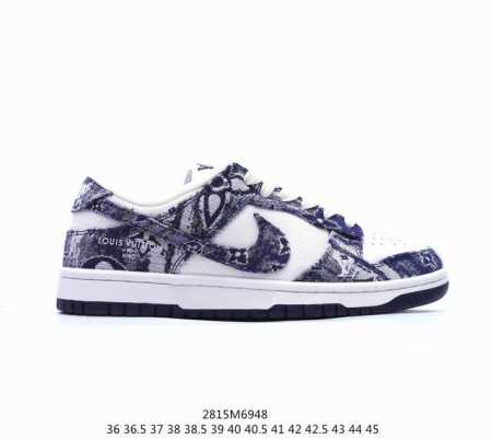 Lv X Nike Dunk Low 此款主张打破传统的工业化流水线设计限制，以made By Ideas的超级创意为理念，集结众多潮流设计师，结合时下最ing - 点击图像关闭